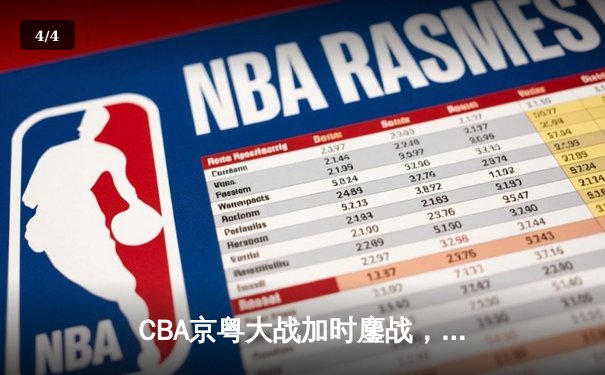 CBA京粤大战加时鏖战，广东宏远三分绝杀逆转北京首钢 - 4